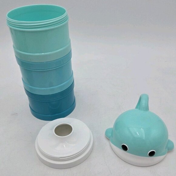 Bo Jungle Powder Container Whaly Blue Milk Powder Dispenser BS3161 Formula Whale - Picture 9 of 9